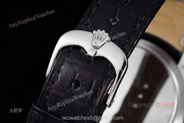 GM Factory Replica Rolex Cellini Date Silver Dial 39MM Watch Swiss Grade 1 7
