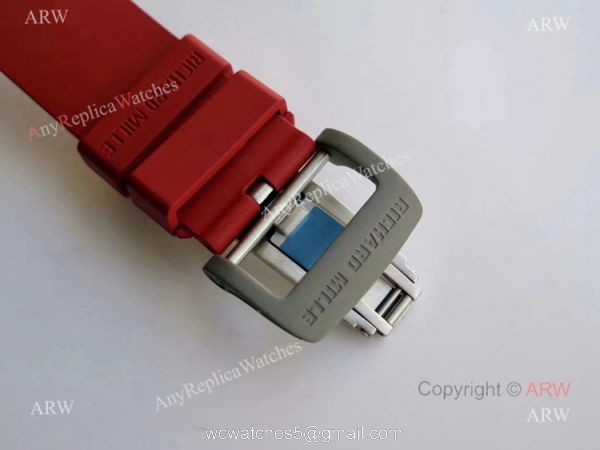 KV Factory Best Replica Swiss Richard Mille Carbon Fiber Skeleton Watches RM055 7