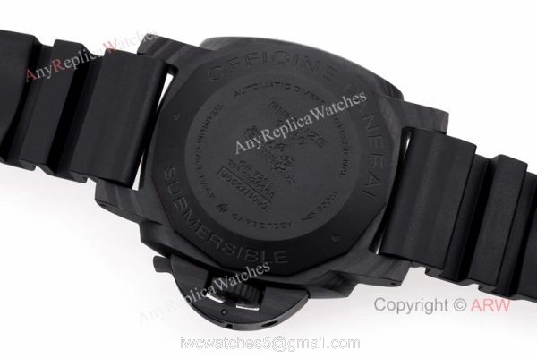 VS Factory New Swiss Replica Panerai Submersible PAM 960 42mm Carbon Watches 7