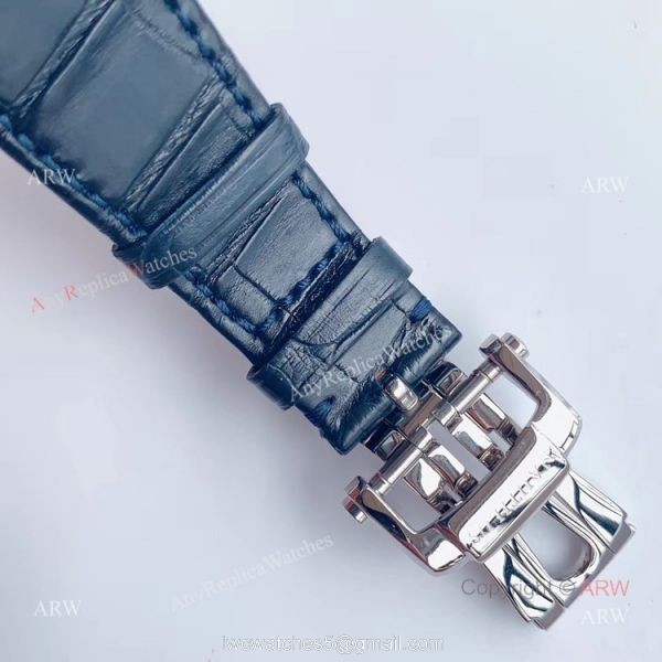 Swiss Replica Patek Philippe Nautilus Moon Phase Blue Dial Automatic Watch 7