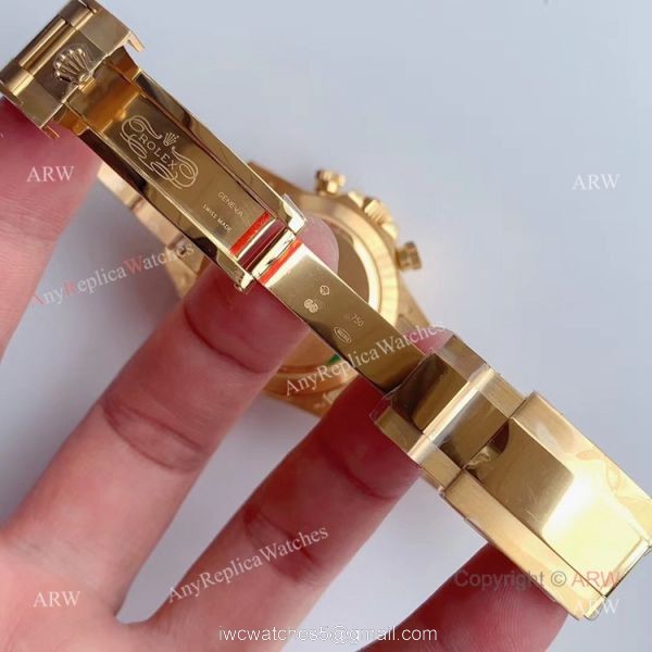 New Gold Rolex Daytona Swiss Watch Noob Factory Rolex Replica Watches 7