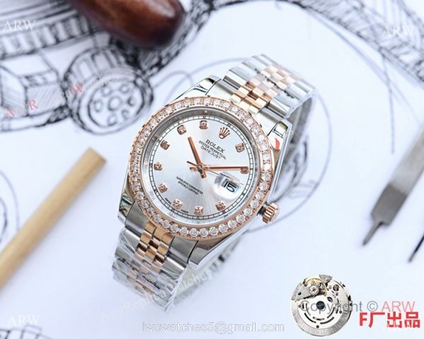 New Upgraded Rolex Oyster Perpetual Datejust II Watches 2-T Rose Gold Case 7