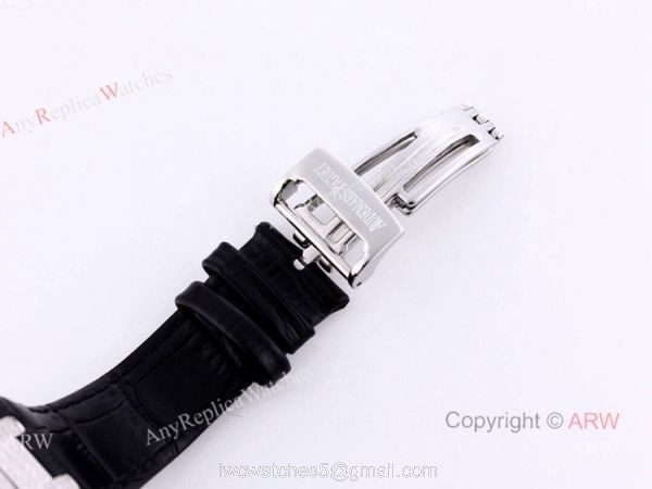 Swiss Replica Audemars Piguet Royal Oak Diamonds With Arabic Dial Automatic Watch For Men 7