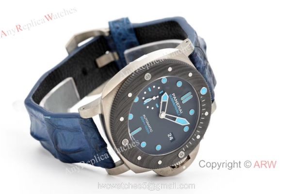 PAM00799 VS Factory Panerai Submersible 47mm Black Dial Automatic Replica Watch 7
