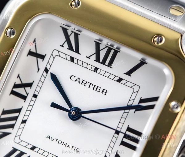 QuickSwitch Copy Cartier Santos Automatic Watch For Men 7