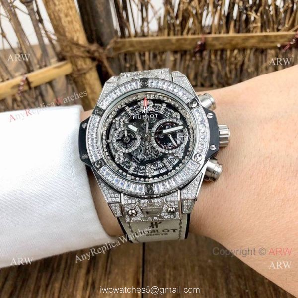 AAA Replica Hublot Big Bang Unico Sapphire Iced Out Watches 7