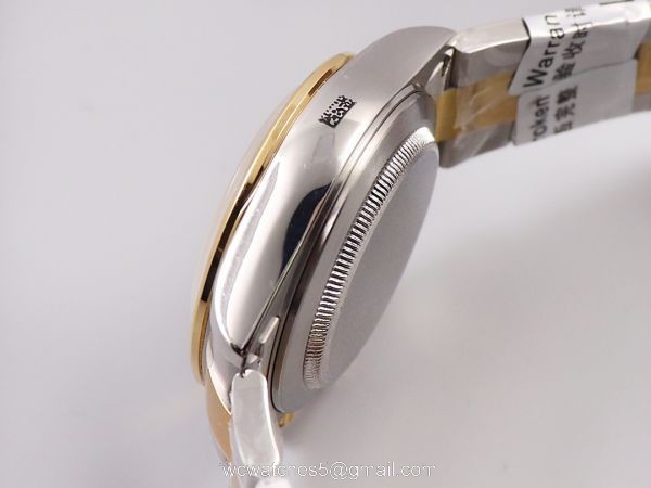 New Two Tone Daytona Rolex Replica Watches Mother Of Pearl Diamond Dial 7