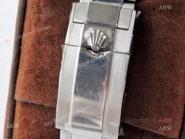 VR Factory New Rolex Yacht Master ii White Face Stainless Steel Fake Watch 7