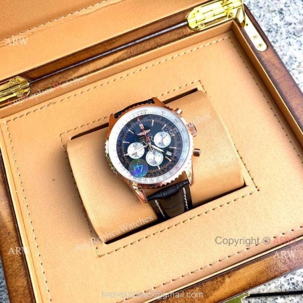 High Quality Breitling Navitimer 01 46mm Watch Rose Gold Case 7