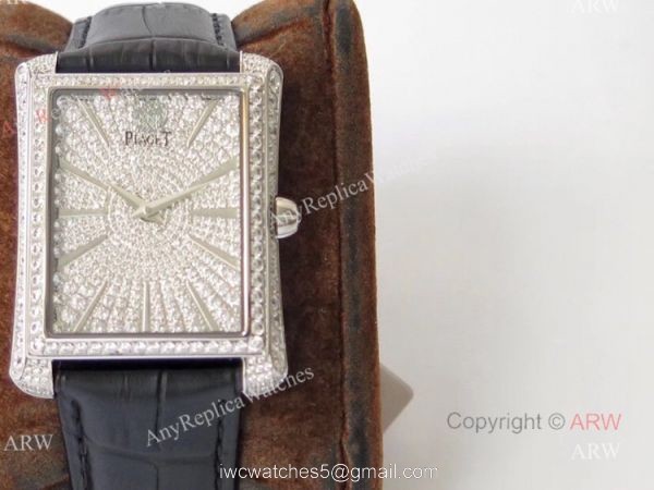 Piaget Emperador Full Diamond Mens Replica Watches 7