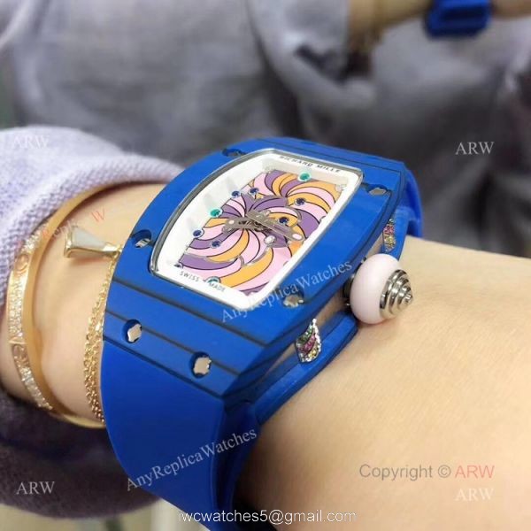 New Copy Richard Mille RM 07-03 Automatic Cupcake BonBon Collection Women Watch 7
