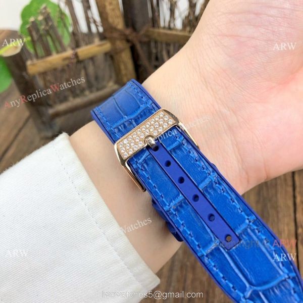 Fake Franck Muller Vanguard Yachting Rose Gold Blue Chronograph Watch 44mm 7