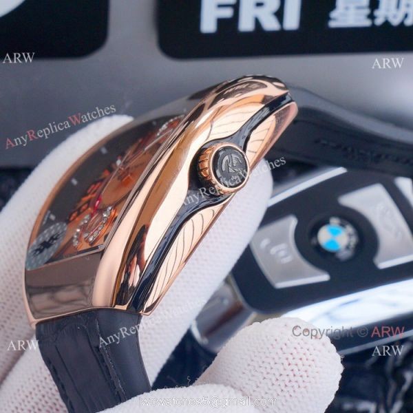 Best Replica Franck Muller Vanguard Yachting v45 Watches Rose Gold Dial 7