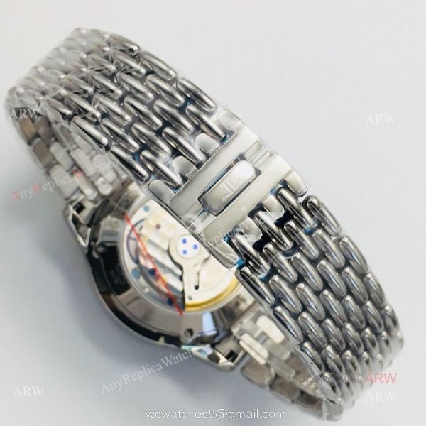 (JLF) Swiss Copy Jaeger-Lecoultre Moonphase Silver Dial Watch For Men 7