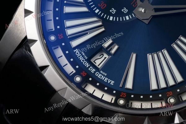 Best Replica Roger Dubuis Excalibur DBEX0542 Blue Dial Mens Watch 7