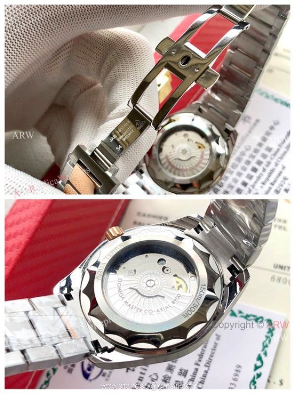 Omega Seamaster Aqua Terra 150 m 41mm Watches Two Tone Rose Gold 7