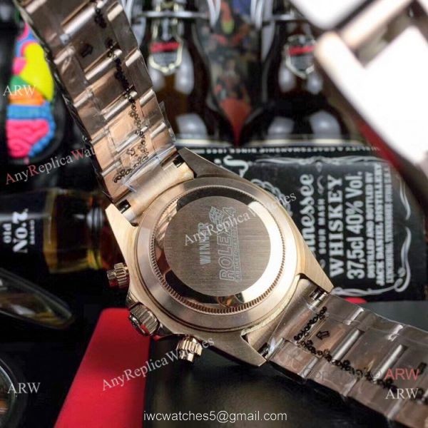 Rolex Daytona Rose Gold Diamond Bezel Watches New Copy 7
