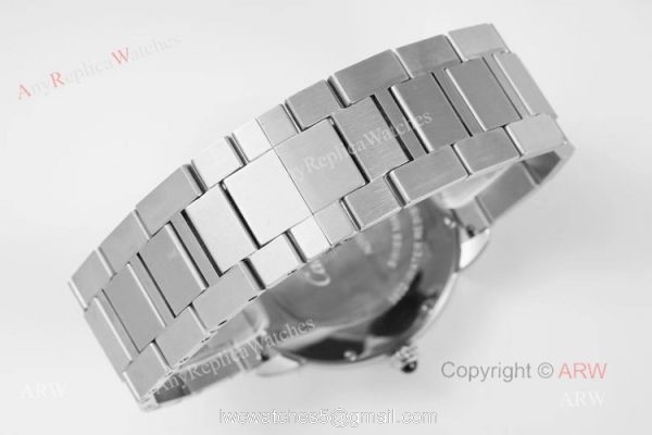 Best Copy MenS Cartier Watch Ronde De Cartier Stainless Steel Watch 7