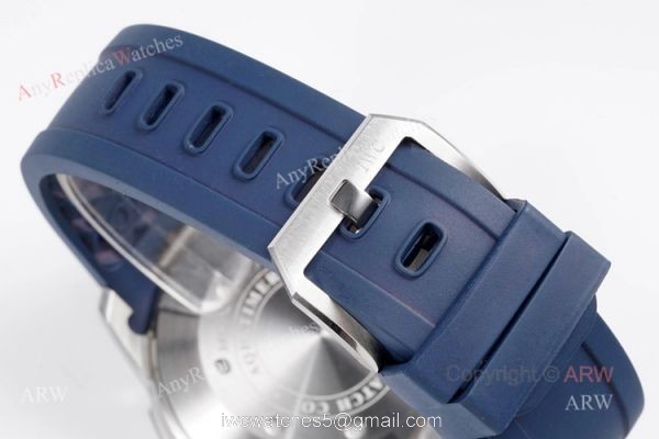 Best Replica IWC Aquatimer Chronograph Blue Watch with Swiss Asia 7750 7