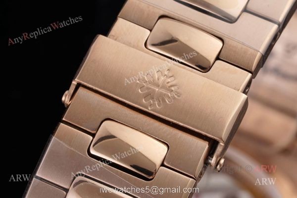 3K Factory Patek Philippe Nautilus Rose Gold 5980 Chronograph Swiss Replica Watches 7