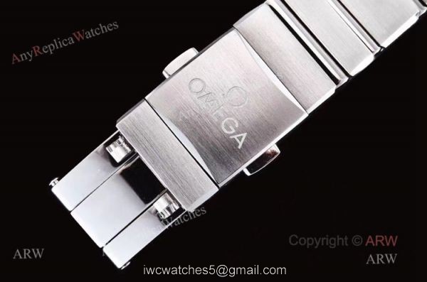 GF Factory Omega Constellation Quartz 25mm Swiss Made Copy Watch With Aventurine Dial 7