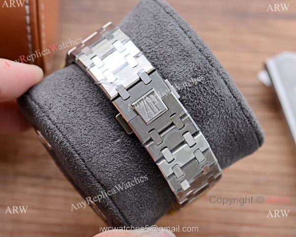 Audemars Piguet Royal Oak Tourbillon Wrist Stainless Steel White Face 7