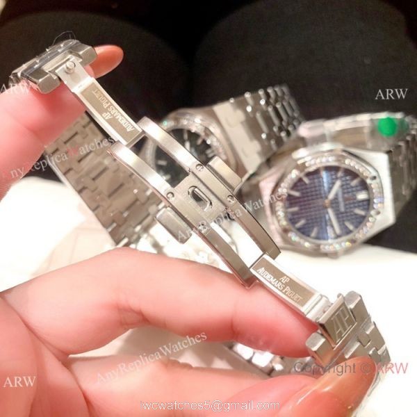 Copy Audemars Piguet Royal Oak Lady Watches SS Diamond Bezel 7