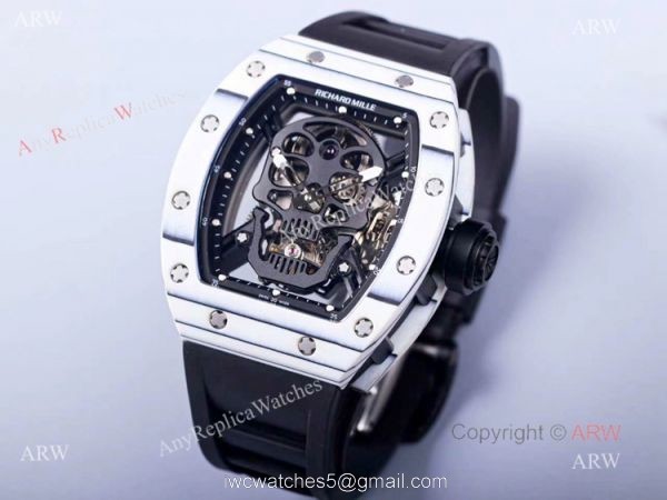 High Quality Replica Richard Mille Skull Watch RM 52-01 7