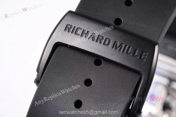 Best Replica All Black Richard Mille RM 052-01 Skull Watches With Black Ceramic Bezel 7