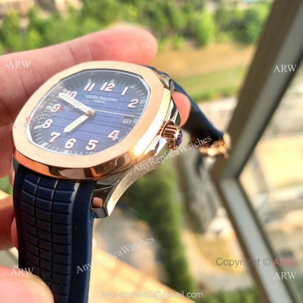 Buy Replica Patek Philippe Aquanaut 39mm Watches Rose Gold and Brown 7
