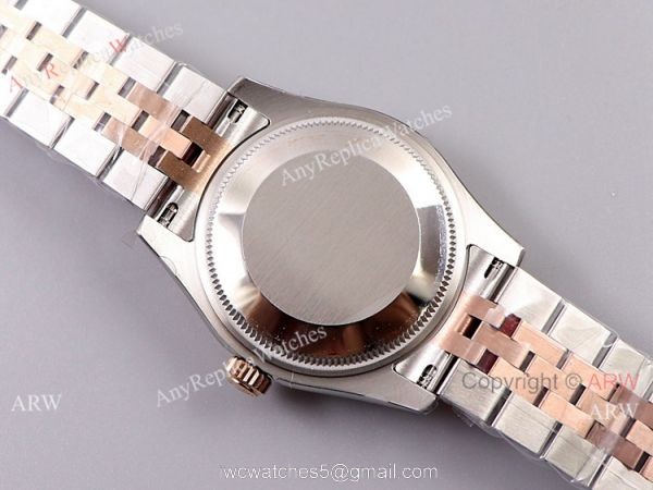 (TW) Swiss Grade Rolex Datejust 31mm Rolex Jubilee Rose Gold Mother Of Pearl 7