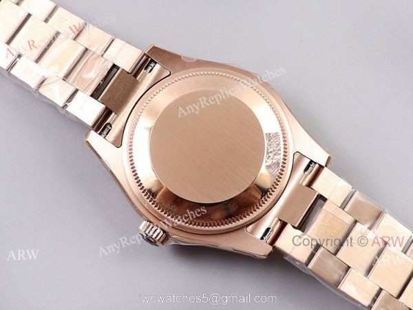 (TW) Swiss Fake Presidential Rolex Oyster Perpetual Datejust 31mm Watch Chocolate with Roman Dial 7
