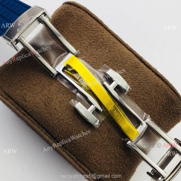 PFF Swiss Patek Philippe Aquanaut Luce Quartz Watch SS Blue Dial Lady 35.6mm 7