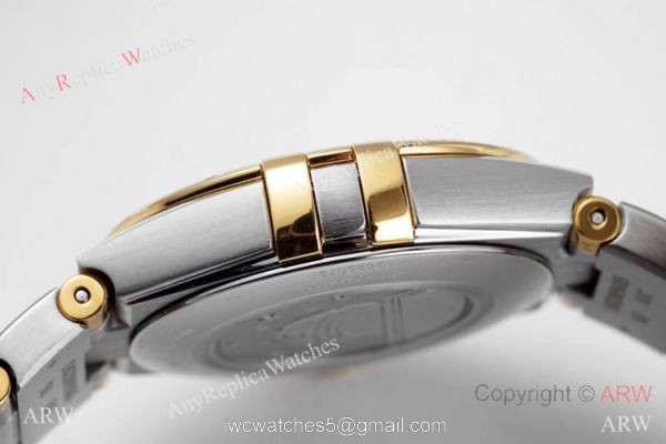NEW! Swiss Copy Omega Constellation 2-Tone Watch 28mm Quartz 7
