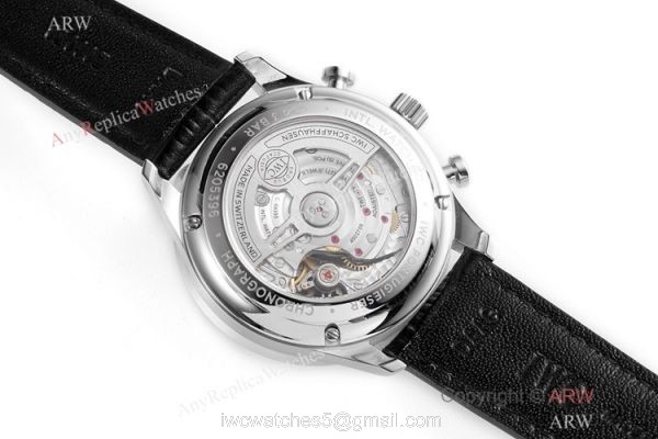 New! Swiss Replica IWC Schaffhausen Portugieser Chronograph Watch Blue Dial 7