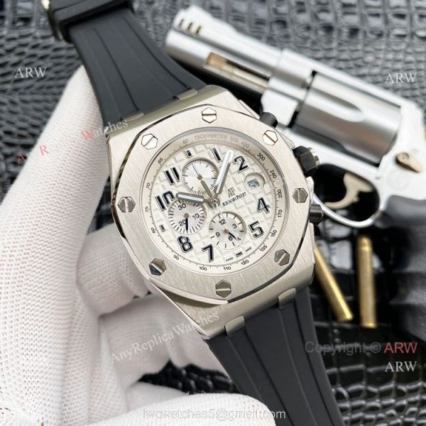 Audemars Piguet Royal Oak Offshore 26470 White Dial Best Replica Watches 7