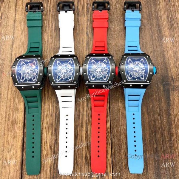 Best Quality Richard Mille RM35-02 Rafael Nadal All Black Watches Men 7