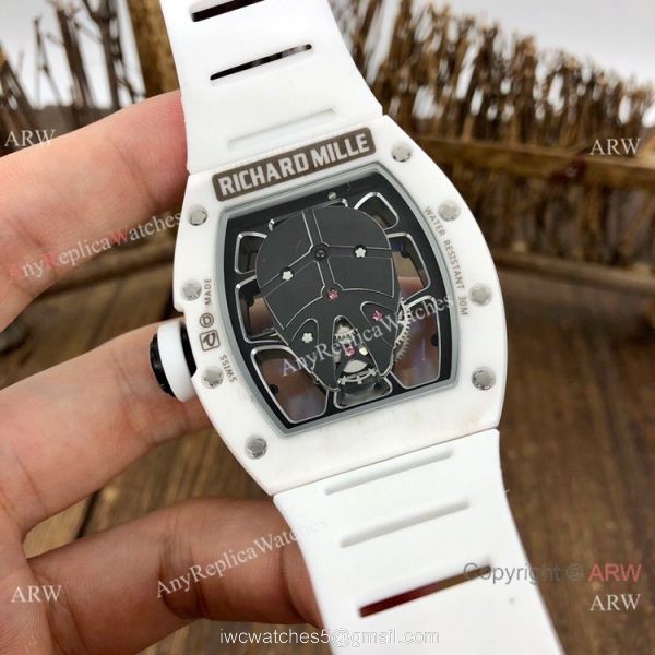 NEW! Copy Richard Mille RM52-06 Tourbillon Mask Watches Ceramic Case 7