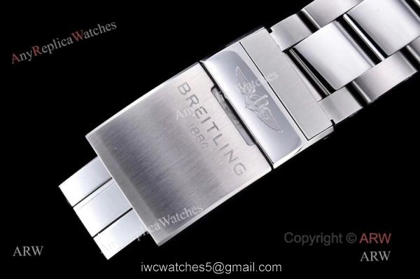 (GF) High Quality Replica Breitling Avenger 43mm Black Dial Stainless Steel Asia 2824 Watch 7