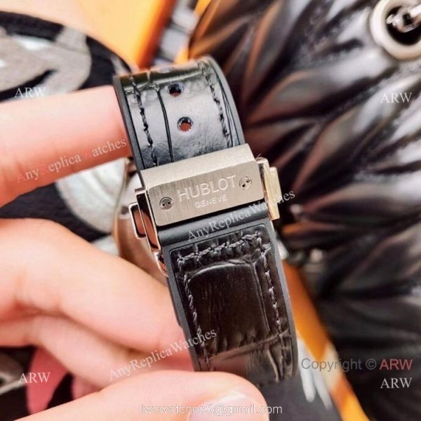 Replica Hublot Ice Big Bang Watches Gray Dial Men Size 41mm 7