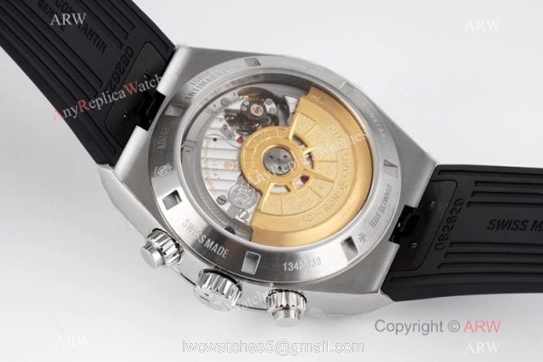 Super Clone Vacheron Constantin Overseas Chronograph Black Dial Watch 7
