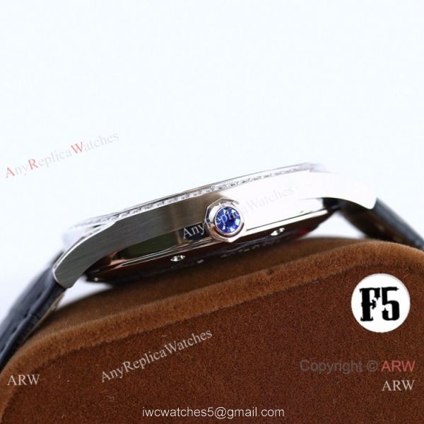 JH Factory AAA Replica Cartier Drive De Watches Blue Dial 40mm 7