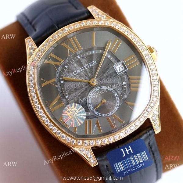 JH Factory Swiss Cartier Drive De Watches Rhodium Dial 7