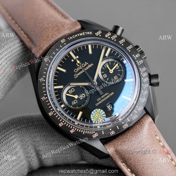 JH Omega Speedmaster Chronograph Dark Side of the Moon 9300 Watch Ceramic Case 7