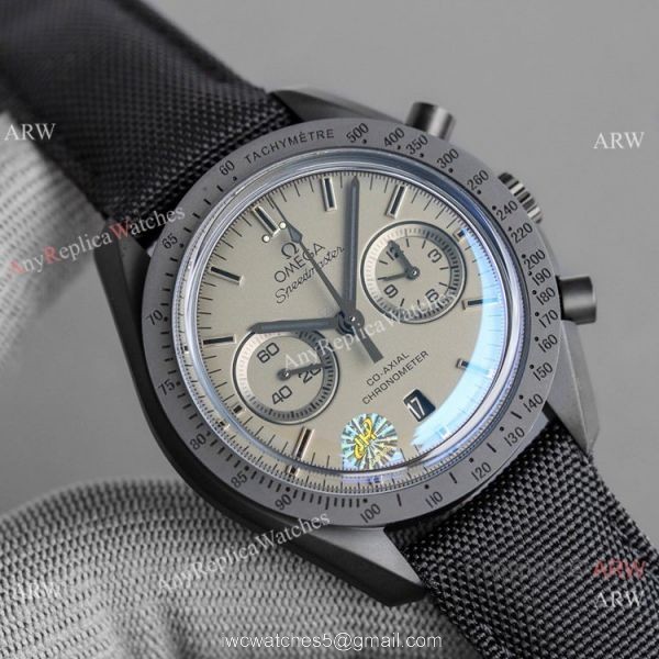 JH Omega Speedmaster Chronograph Dark Side of the Moon Watch Matte Case 7