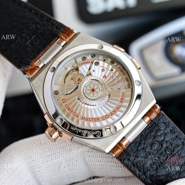 New! Swiss Copy Omega Constellation Gents Watches Rose Gold 39mm 7