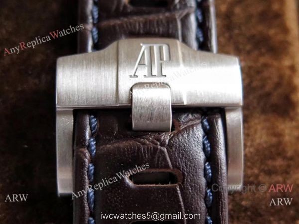 (JF) Replica Audemars Piguet Royal Oak Offshore Swiss 3126 Watch Blue Subdials 7