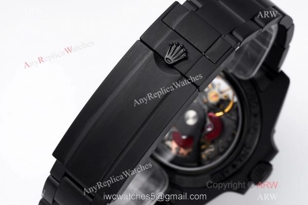 VR-Factory MAX 1-1 Best Edition Rolex Andrea Pirlo Skeleton Submariner Watch All Black 7