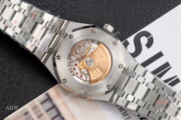 Iced Out Audemars Piguet 15400 Blue Dial Swiss 3120 Replica Watches 41mm 7