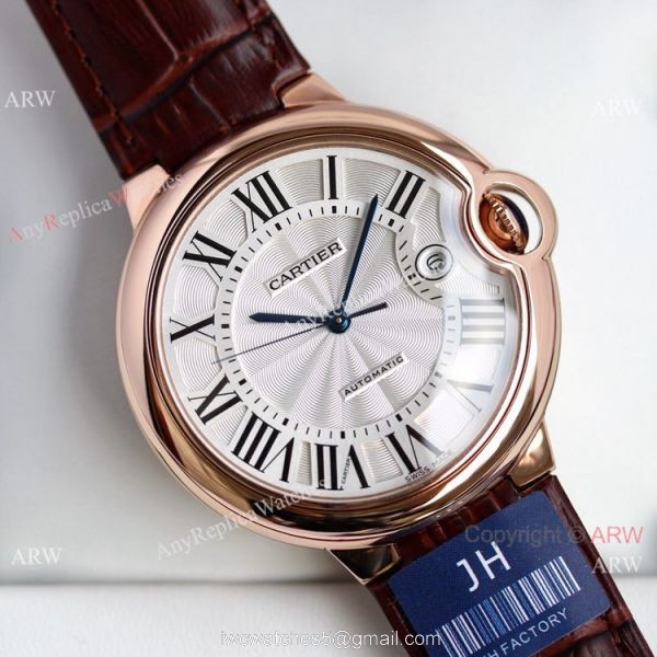 Swiss Grade Copy Cartier Ballon Bleu Watch Rose Gold 42mm XL 7